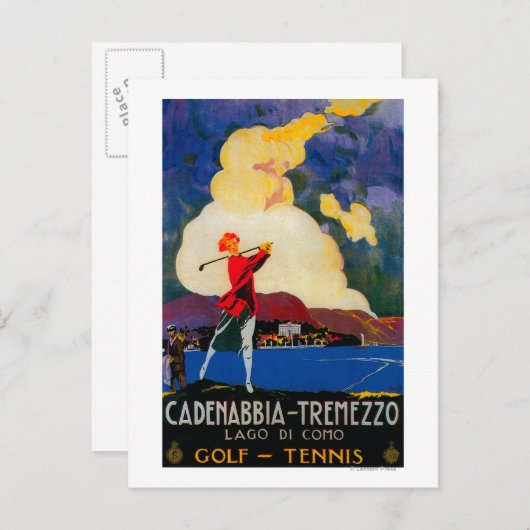 CadenabbiaTremezzo  PosterEurope Briefkaart (Voorkant / Achterkant)