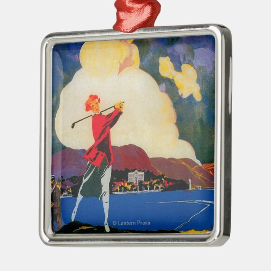 CadenabbiaTremezzo PosterEurope Metalen Ornament (Links)