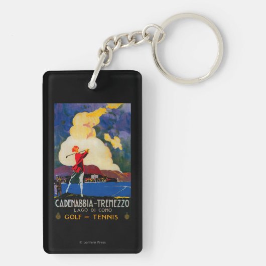 CadenabbiaTremezzo PosterEurope Sleutelhanger (achterkant)