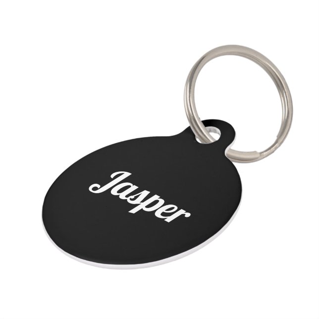 Cadenita personalizada huisdierpenning (Zijkant)