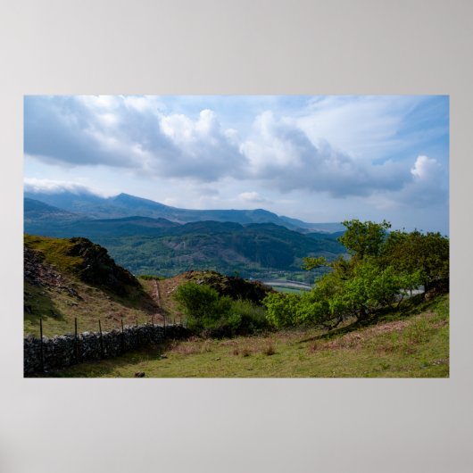 Cader Idris uit New Precipice Walk Poster (Voorkant)
