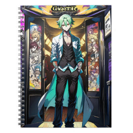 Caderno Anime Mistério no Centro Notitieboek