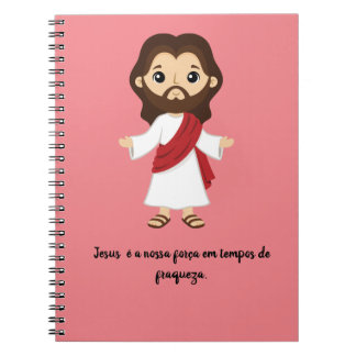 caderno com frases de jesus notitieboek