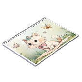 caderno com gatinho fofo notitieboek (Linkerzijde)