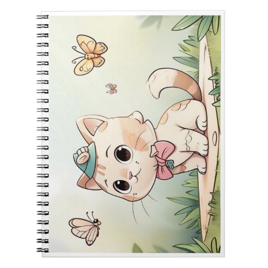 caderno com gatinho fofo notitieboek (Voorkant)