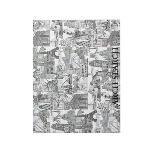 Caderno de Notas Mural Arch Search Notitieblok (Linkerzijde)