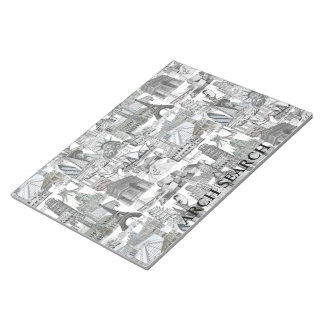 Caderno de Notas Mural Arch Search Notitieblok
