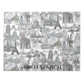 Caderno de Notas Mural Arch Search Notitieblok (Voorkant)