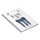 Caderno Desenho Amigas com Vinho Notitieboek (Rechterzijde)