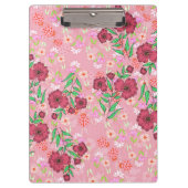 Caderno Espiral com Flores e joaninhas Klembord (Voorkant)