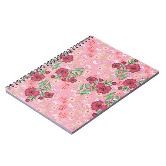 Caderno Espiral com Flores e joaninhas Notitieboek (Linkerzijde)