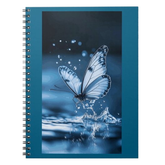 caderno espiral com foto borboleta notitieboek (Voorkant)