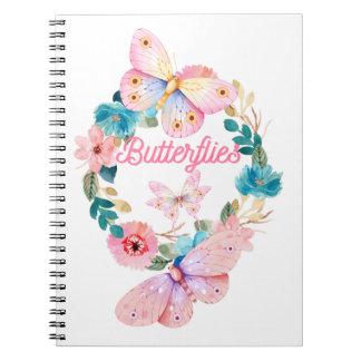 Caderno Espiral com Foto butterflies Notitieboek