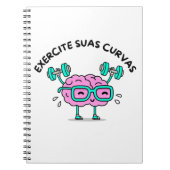Caderno Espiral com Foto Exercite Suas Curvas Notitieboek (Voorkant)