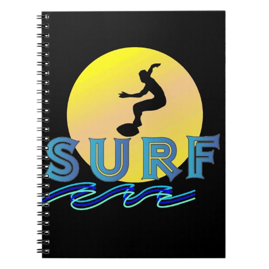 caderno espiral com tema surf notitieboek (Voorkant)