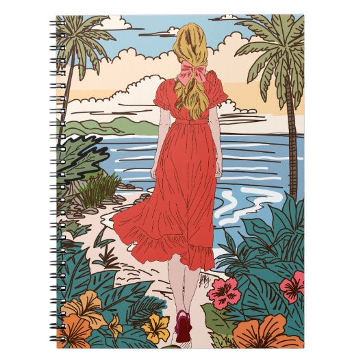 Caderno Espiral Moça Notitieboek (Voorkant)