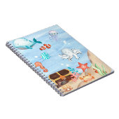 Caderno Fundo do Mar Meninos Notitieboek (Rechterzijde)