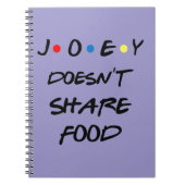 Caderno Joey Doesn't Share Food Notitieboek (Voorkant)