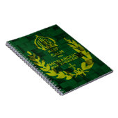 Caderno Keep Clam and Monarquia Parlamentarista Notitieboek (Rechterzijde)