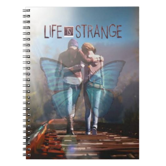 Caderno Life is vreemd Notitieboek (Voorkant)