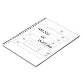 Caderno - moldes de injecao notitieboek (Linkerzijde)