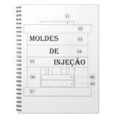 Caderno - moldes de injecao notitieboek (Voorkant)