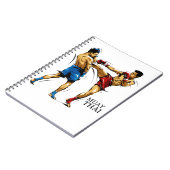 Caderno Muay Thai / Thai Boxing Notitieboek (Linkerzijde)