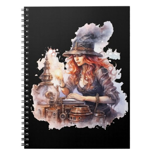 Caderno (Notebook) Halloween Steampunk Notitieboek (Voorkant)