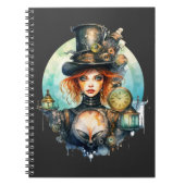 Caderno (Notebook) Olhar do Tempo Steampunk Notitieboek (Voorkant)