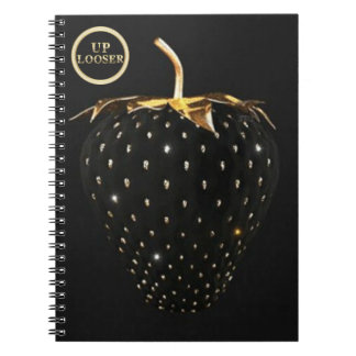 Caderno UP Looser - zwarte aardbei Notitieboek