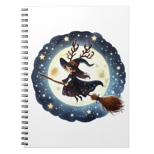 Caderno Viagem da Bruxa Natalina Notitieboek (Voorkant)