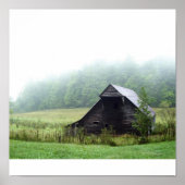 Cades Cove Barn Poster (Voorkant)
