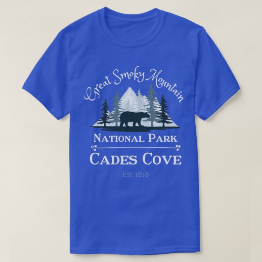 Cades cove Beer in pines T-shirt (Design voorkant)