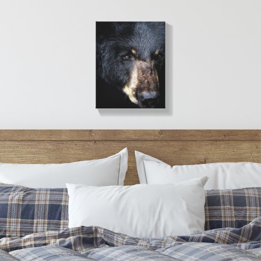 Cades Cove Black Beer Canvas afdrukken (Insitu (Slaapkamer))