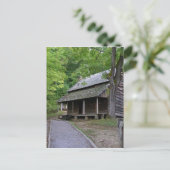 Cades Cove Cabin Briefkaart (Staand voorkant)