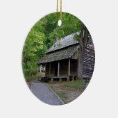 Cades Cove Cabin Keramisch Ornament (Rechts)
