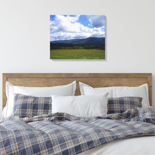 Cades Cove Canvas Afdruk (Insitu (Slaapkamer))