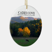 Cades Cove - Deer Widlife - kerstversiering Keramisch Ornament (Rechts)