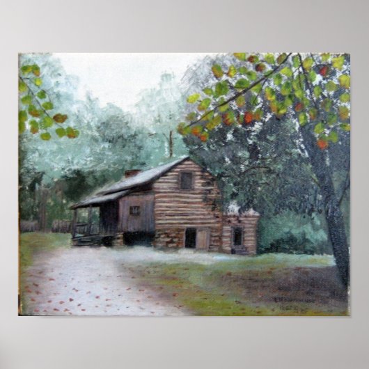 Cades Cove Elijah Oliver's Cabin Poster (Voorkant)