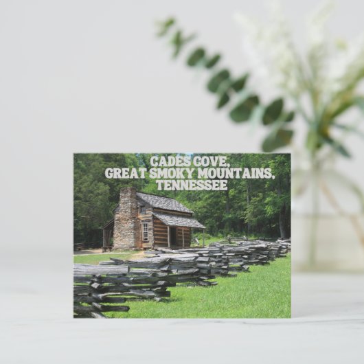 Cades Cove Great Smoky Mountains Briefkaart (Staand voorkant)