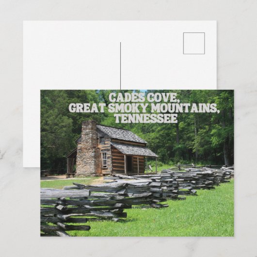 Cades Cove Great Smoky Mountains Briefkaart (Voorkant / Achterkant)