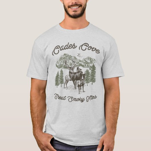  Cades Cove Great Smoky Mountains T-shirt (Voorkant)