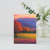 Cades Cove herfstherinneringen Briefkaart (Staand voorkant)