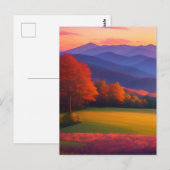 Cades Cove herfstherinneringen Briefkaart (Voorkant / Achterkant)