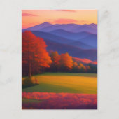 Cades Cove herfstherinneringen Briefkaart (Voorkant)