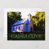 Cades Cove Missionary Baptist Church Briefkaart (Voorkant / Achterkant)