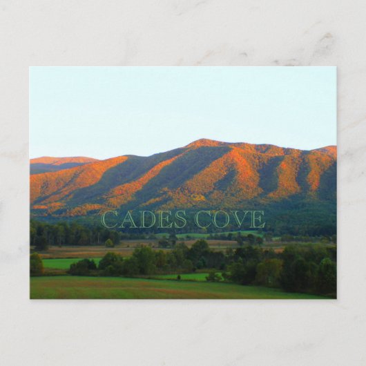 Cades Cove Overlook Briefkaart (Voorkant)