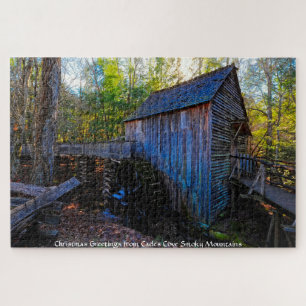 Cades Cove Smoky Mountains. Jigzaag Puzzle Legpuzzel