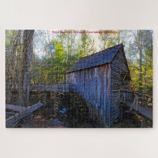Cades Cove Smoky Mountains. Jigzaag Puzzle Legpuzzel (Horizontaal)