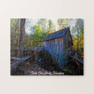 Cades Cove Smoky Mountains. Jigzaag Puzzle Legpuzzel